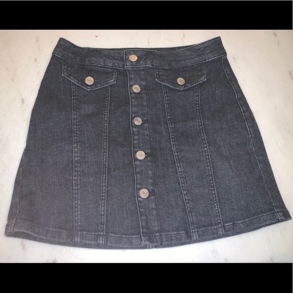 Black High Waisted Skirt